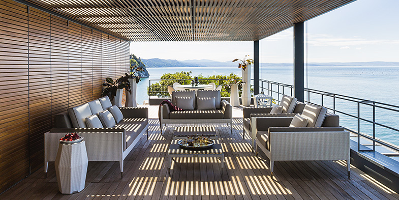furnish a seaside home with Smania furnishings for outdoor