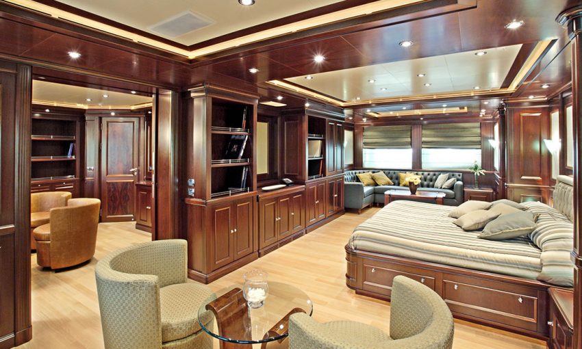 Smania contemporary yacht decor